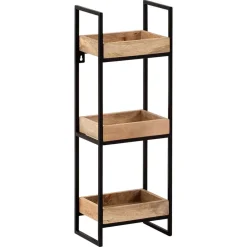 Industrial Wandregal mit drei Ablagen - Karibia^Wohnen Online