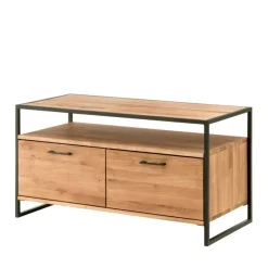 Industrial-TV-Board aus Wildeiche Massivholz - Ingbo^Wohnen Hot