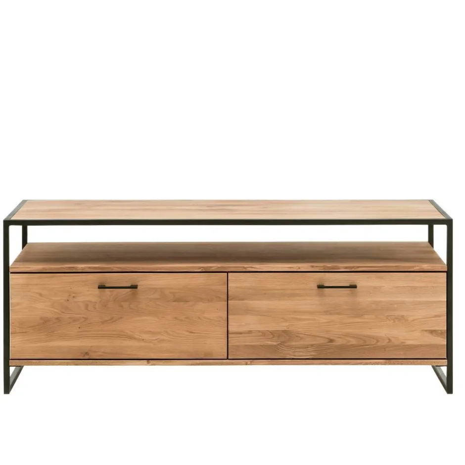 Industrial-TV-Board aus Wildeiche Massivholz - Ingbo^Wohnen Hot