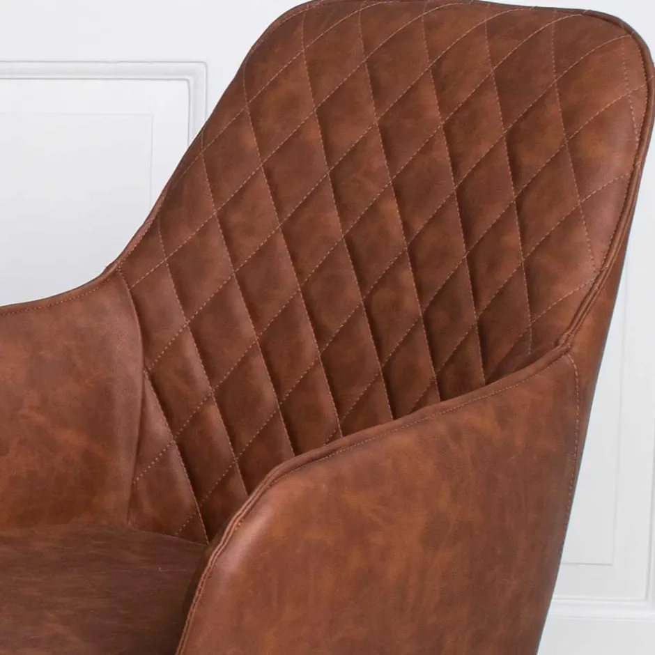 Wohnen Industry Essgruppe in Eiche & Braun - Badryca (siebenteilig)