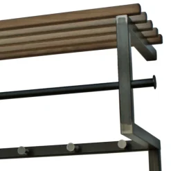 Wohnen Industry Garderoben Möbel Set - Nostros (zweiteilig)