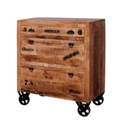 Industry Garderobenmöbel Indri aus Mangobaum Massivholz (sechsteilig)^Wohnen Best