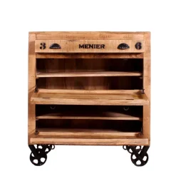 Industry Garderobenmöbel Indri aus Mangobaum Massivholz (sechsteilig)^Wohnen Best