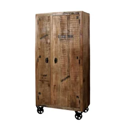 Industry Garderobenmöbel Indri aus Mangobaum Massivholz (sechsteilig)^Wohnen Best