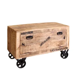 Industry Garderobenmöbel Indri aus Mangobaum Massivholz (sechsteilig)^Wohnen Best