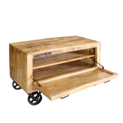 Industry Garderobenmöbel Indri aus Mangobaum Massivholz (sechsteilig)^Wohnen Best