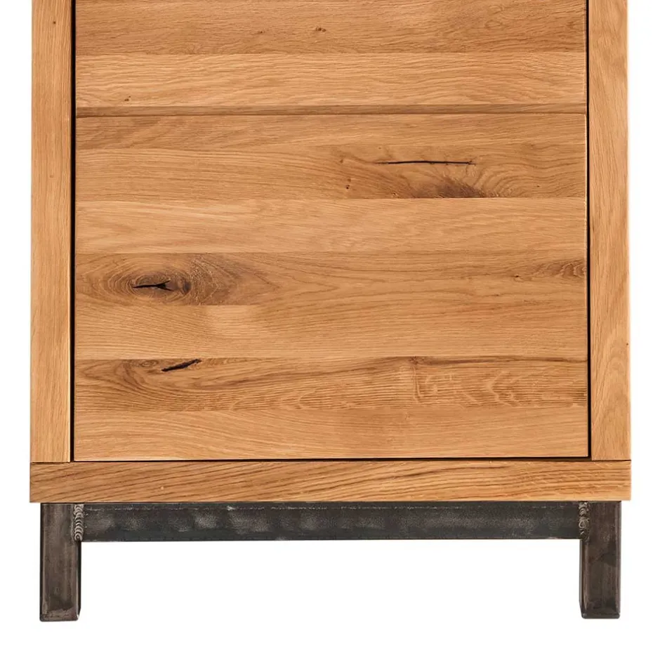 Wohnen Industry Garderobenschrank aus Wildeiche - Mulcian