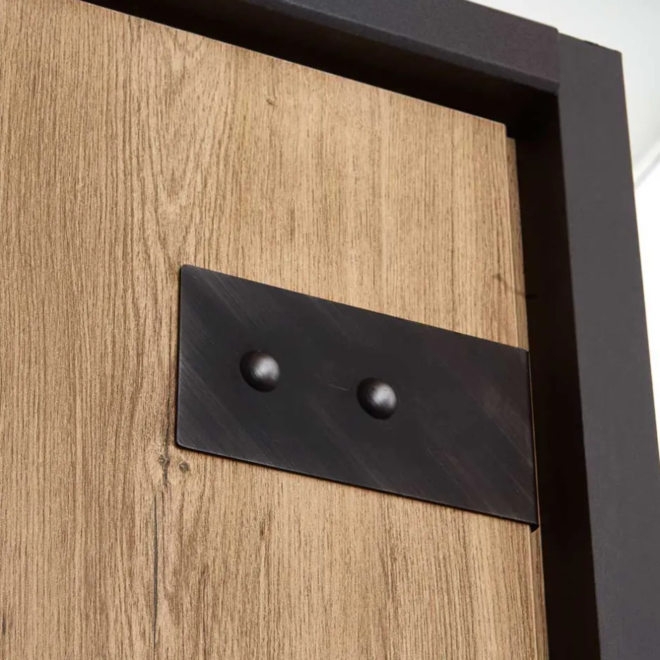 Industry Kleiderschrank mit 200 cm Breite - Bram^Wohnen