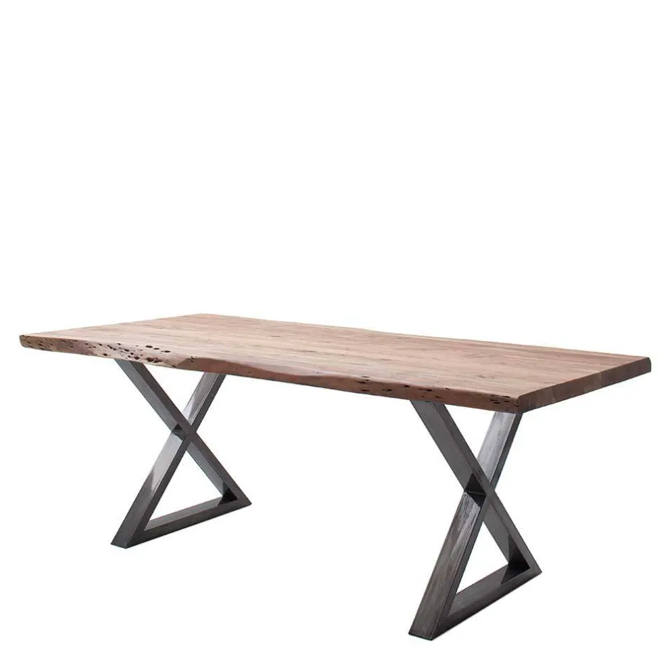 Industry Style Esstisch mit Baumkanten - Lymesca^Wohnen Sale