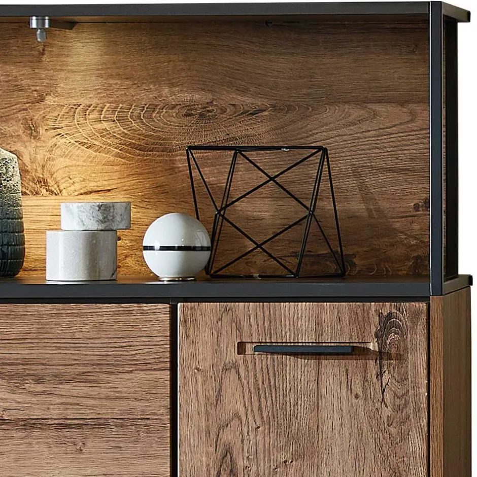 Industry TV Board & Highboard Set - Xindus (zweiteilig)^Wohnen New