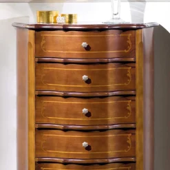 Italienische Hochkommode Dentro mit 5 Schubladen^Wohnen Outlet