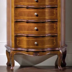 Italienische Hochkommode Dentro mit 5 Schubladen^Wohnen Outlet