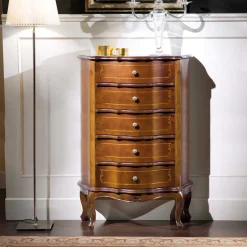 Italienische Hochkommode Dentro mit 5 Schubladen^Wohnen Outlet