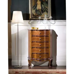 Italienische Hochkommode Dentro mit 5 Schubladen^Wohnen Outlet