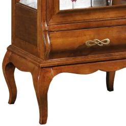 Wohnen Italienische Vitrine in Nussbaumfarben - Motiz