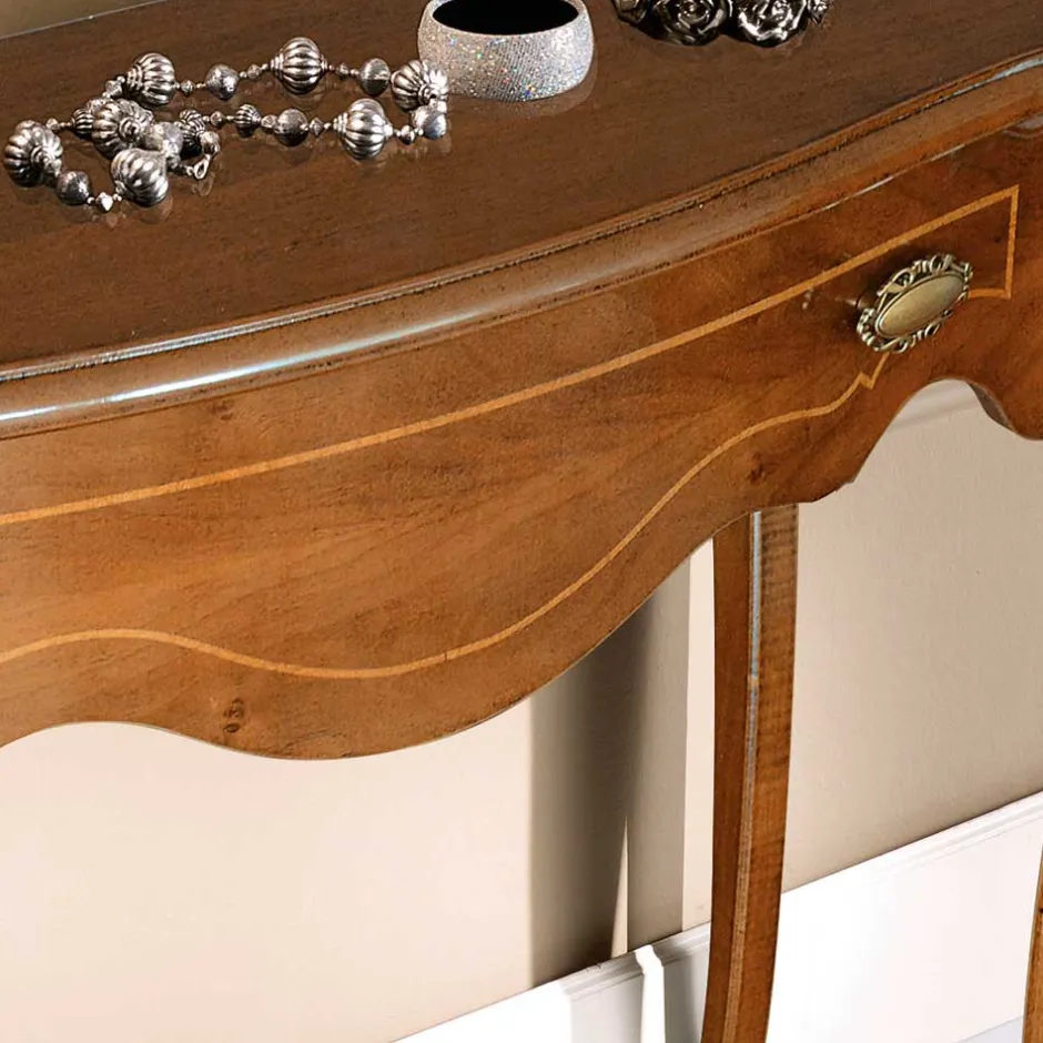 Wohnen Italienischer Konsolentisch mit einer Schublade - Carlenna