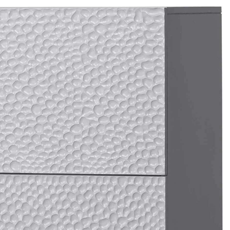 Japandi Barschrank in Hellgrau - Looning^Wohnen Outlet