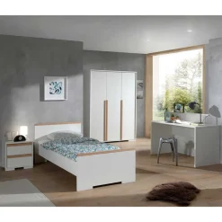 Wohnen Jugend Schlafzimmer mit Schreibtisch - Eldrus (vierteilig)