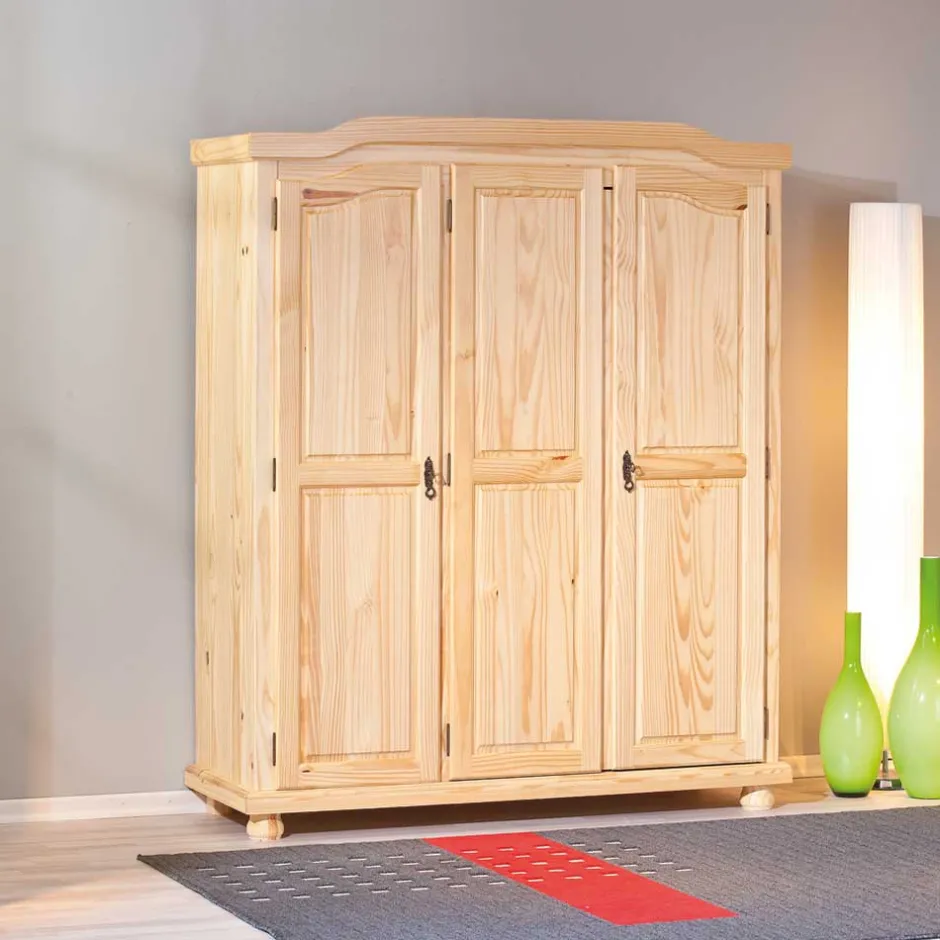 Kinder Wohnen Jugend Schlafzimmermöbel Set Nabrosia aus Kiefer Massivholz (zweiteilig)