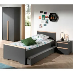 Wohnen Jugendbett Anlage & Schrank - Navlius (dreiteilig)