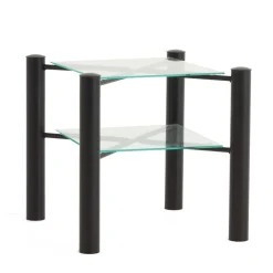 Wohnen Jugendbett Lioberta aus schwarzem Metall (zweiteilig)