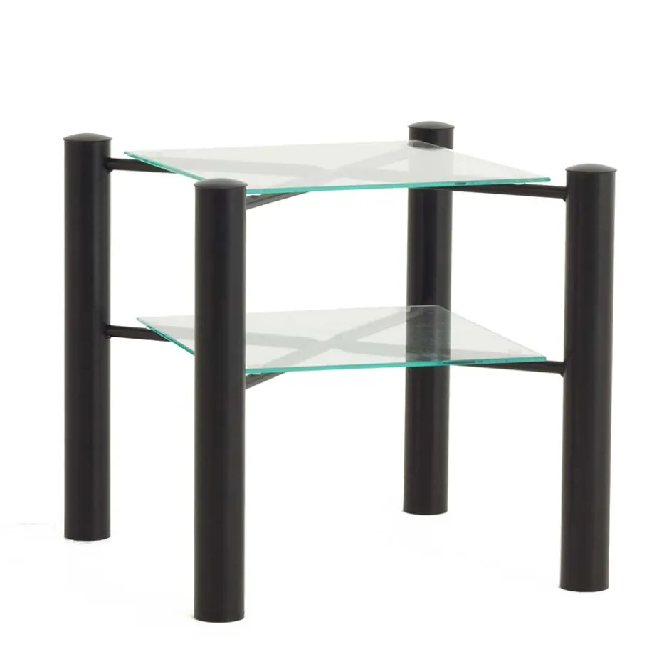 Wohnen Jugendbett Lioberta aus schwarzem Metall (zweiteilig)