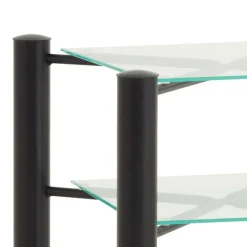 Wohnen Jugendbett Lioberta aus schwarzem Metall (zweiteilig)