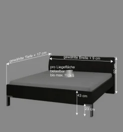 Wohnen Jugendbett Varianta mit Polsterkopfteil