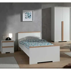 Wohnen Jugendzimmer Ausstattung in Weiß - Eldrus (fünfteilig)