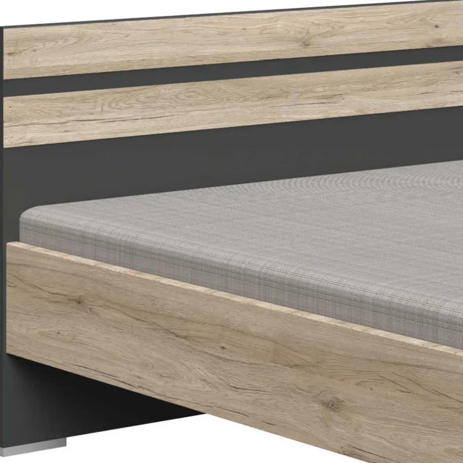 Wohnen Jugendzimmer in Eiche San Remo Optik - Jilamenda (siebenteilig)