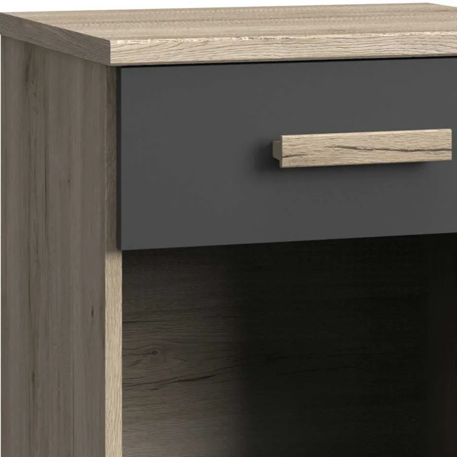 Wohnen Jugendzimmer in Eiche San Remo Optik - Jilamenda (siebenteilig)