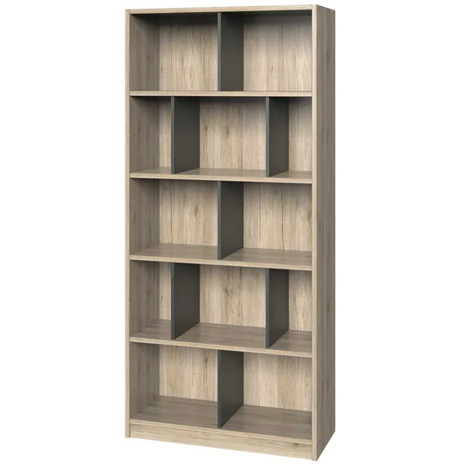 Wohnen Jugendzimmer in Eiche San Remo Optik - Jilamenda (siebenteilig)