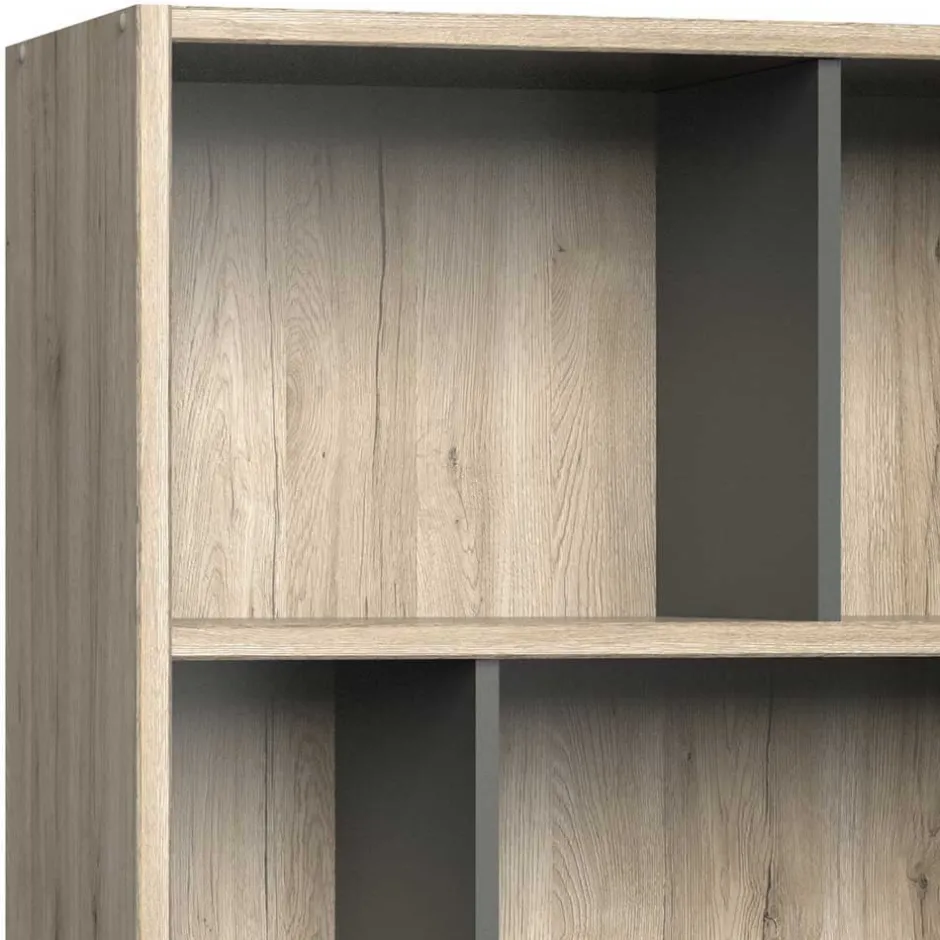 Wohnen Jugendzimmer in Eiche San Remo Optik - Jilamenda (siebenteilig)