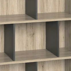 Wohnen Jugendzimmer in Eiche San Remo Optik - Jilamenda (siebenteilig)