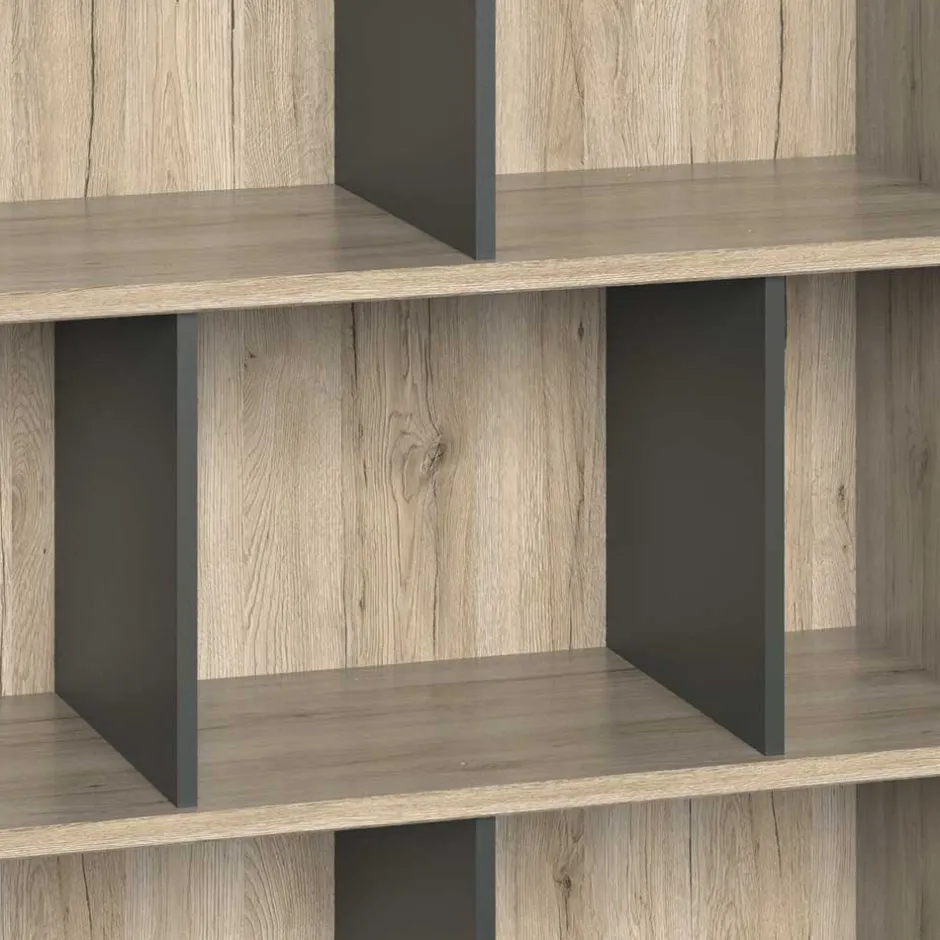 Wohnen Jugendzimmer in Eiche San Remo Optik - Jilamenda (siebenteilig)