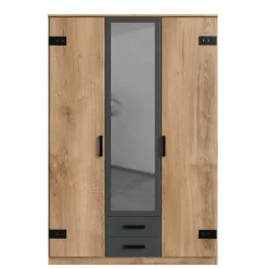 Jugendzimmer Möbel im Industry Style - Nilrem (fünfteilig)^Wohnen Clearance