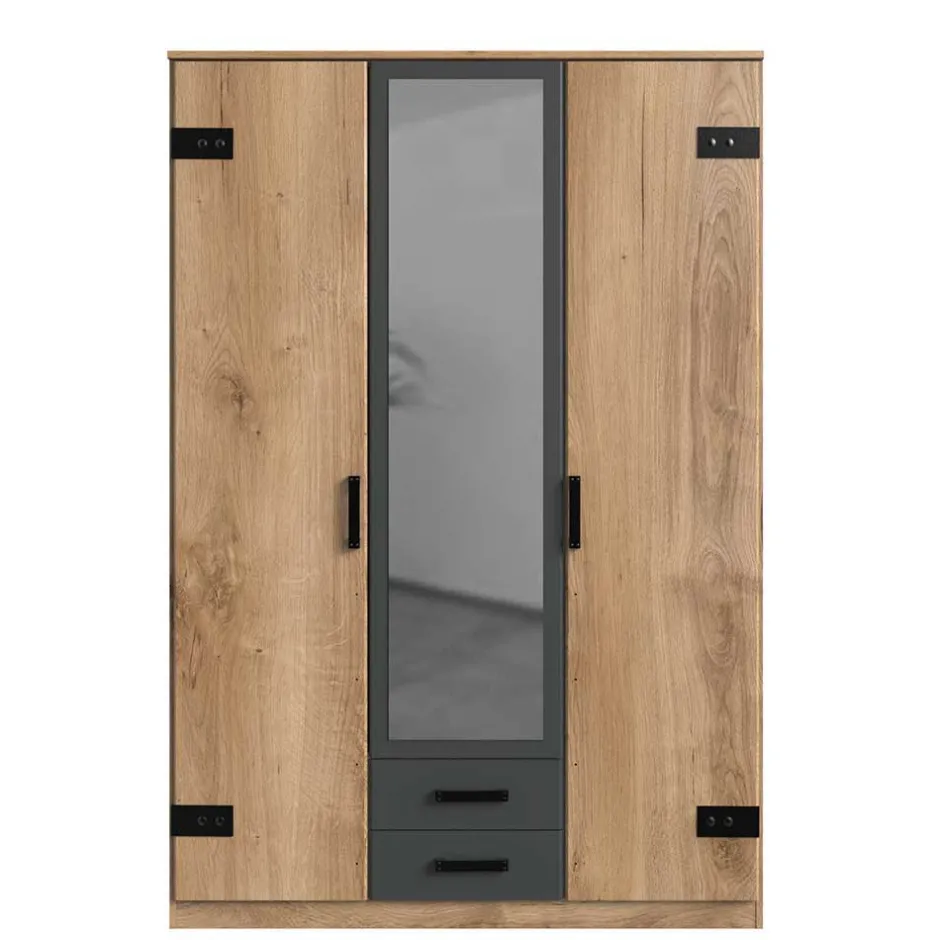 Jugendzimmer Möbel im Industry Style - Nilrem (fünfteilig)^Wohnen Clearance