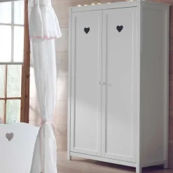 Kinder Wohnen Jugendzimmer Möbel Set Grandory mit Himmelbett (dreiteilig)