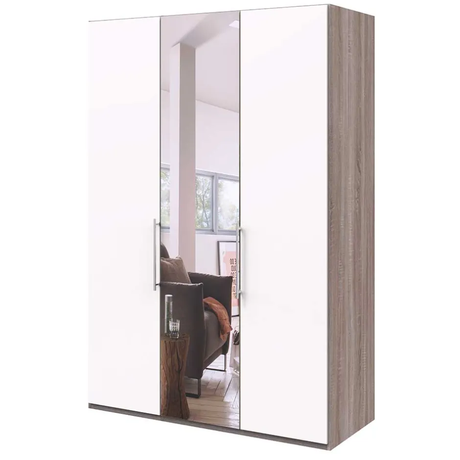 Wohnen Jugendzimmer Schlafzimmerschrank mit Spiegel - Tivierto