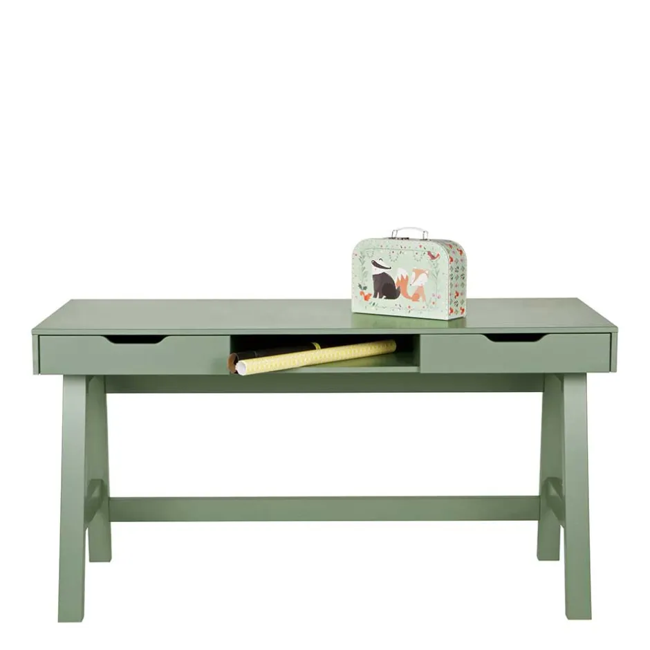 Jugendzimmer Schreibtisch Madrid in Grün^Wohnen Sale