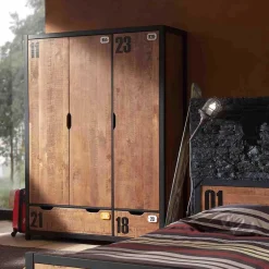 Kinder Wohnen Jugendzimmermöbel Komplettset - Krefos (dreiteilig)