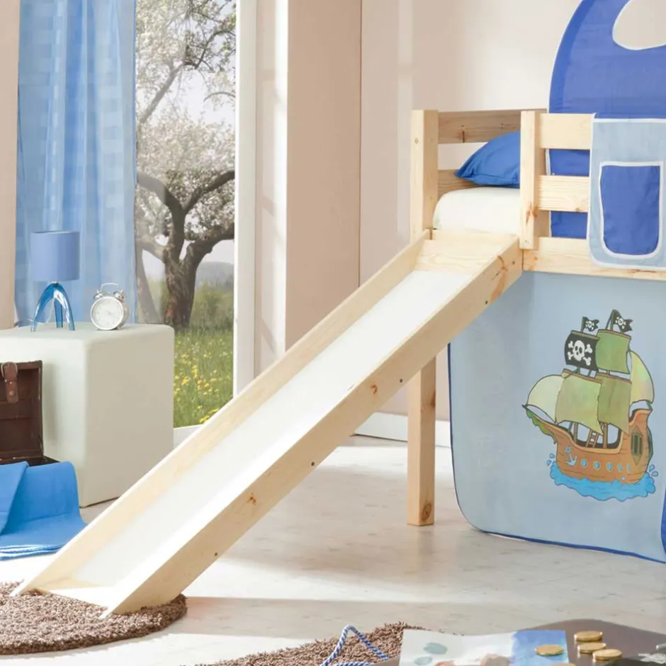 Kinder Wohnen Jungen Hochbett Ongo im Piraten Design