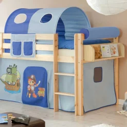 Kinder Wohnen Jungen Hochbett Ongo im Piraten Design
