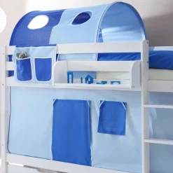 Kinder Wohnen Jungenzimmer Stockbett aus weißer Kiefer - Response