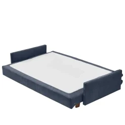 Wohnen Kaltschaum Schlafsofa in Dunkelblau - Casparo