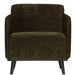 Wohnen Kantiger Federkernsessel in Dunkelgrün - Usseaux