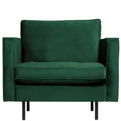 Kantiger Polstersessel in Grün Velvet - Distroit^Wohnen Best