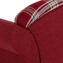Karierter Sessel in Rot - Landhaus - Lyatea^Wohnen New