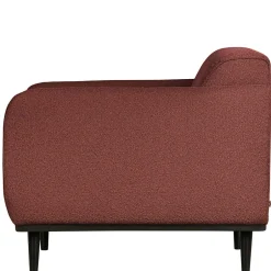 Kastanienfarbener Boucle Polstersessel mit Federkern - Asmatio^Wohnen Sale