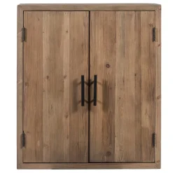 Wohnen Küche Hängeschrank aus Kiefer Massivholz - Macsena